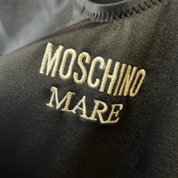 MMoschino Mare Black One Piece Red Inflatable Heart Swimsuit - Picture 8 of 11